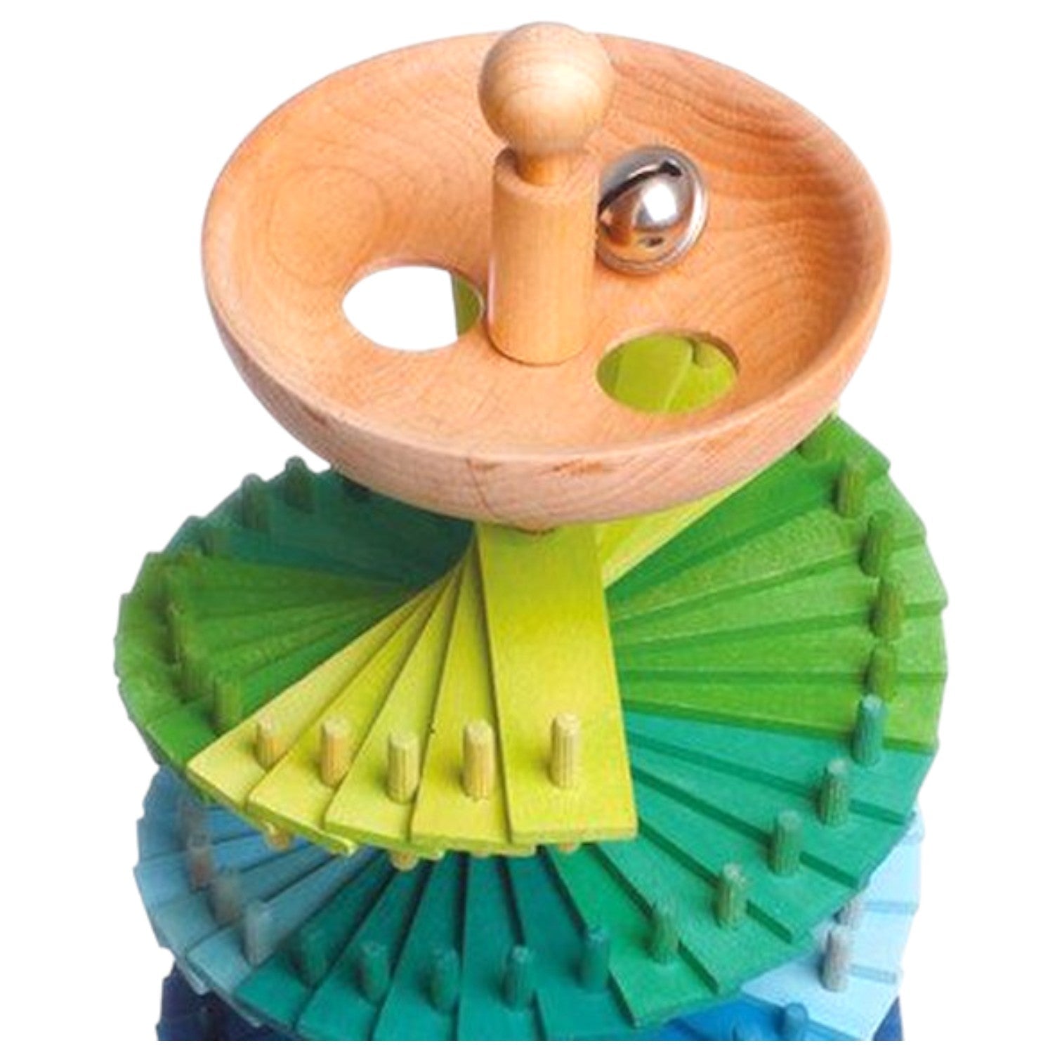 **Pre - order (Ships in 2 - 3 Weeks)**Rainbow Musical Ball Run Assembly Set - The Nurturing Nook