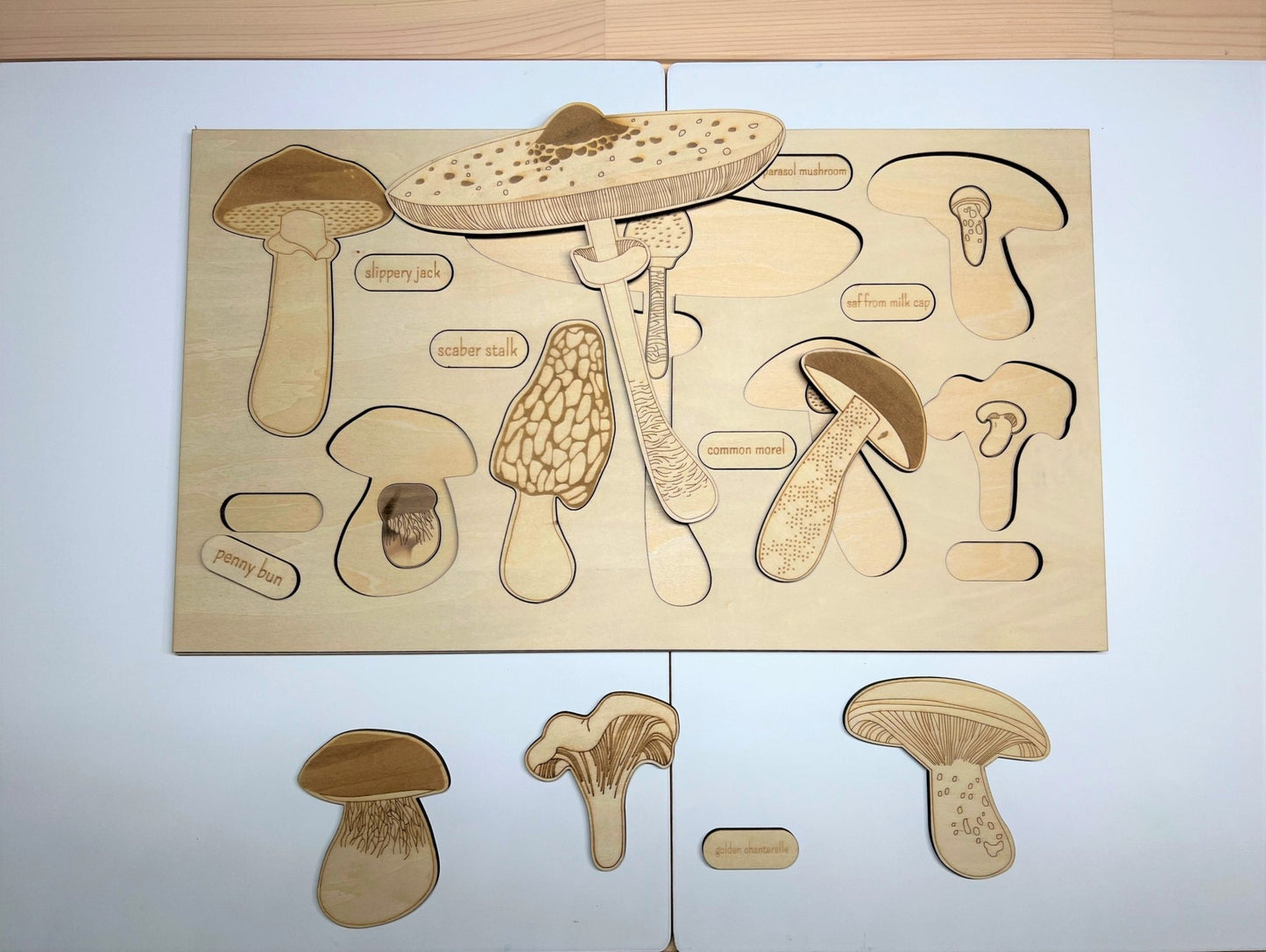 **Pre - order (Ships in 3 - 4 Weeks)**Educational Multi - Layered Wooden Puzzle - The Nurturing Nook
