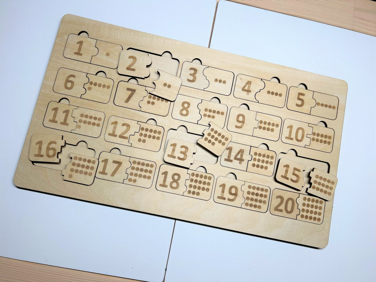 **Pre - order (Ships in 3 - 4 Weeks)**Educational Multi - Layered Wooden Puzzle - The Nurturing Nook