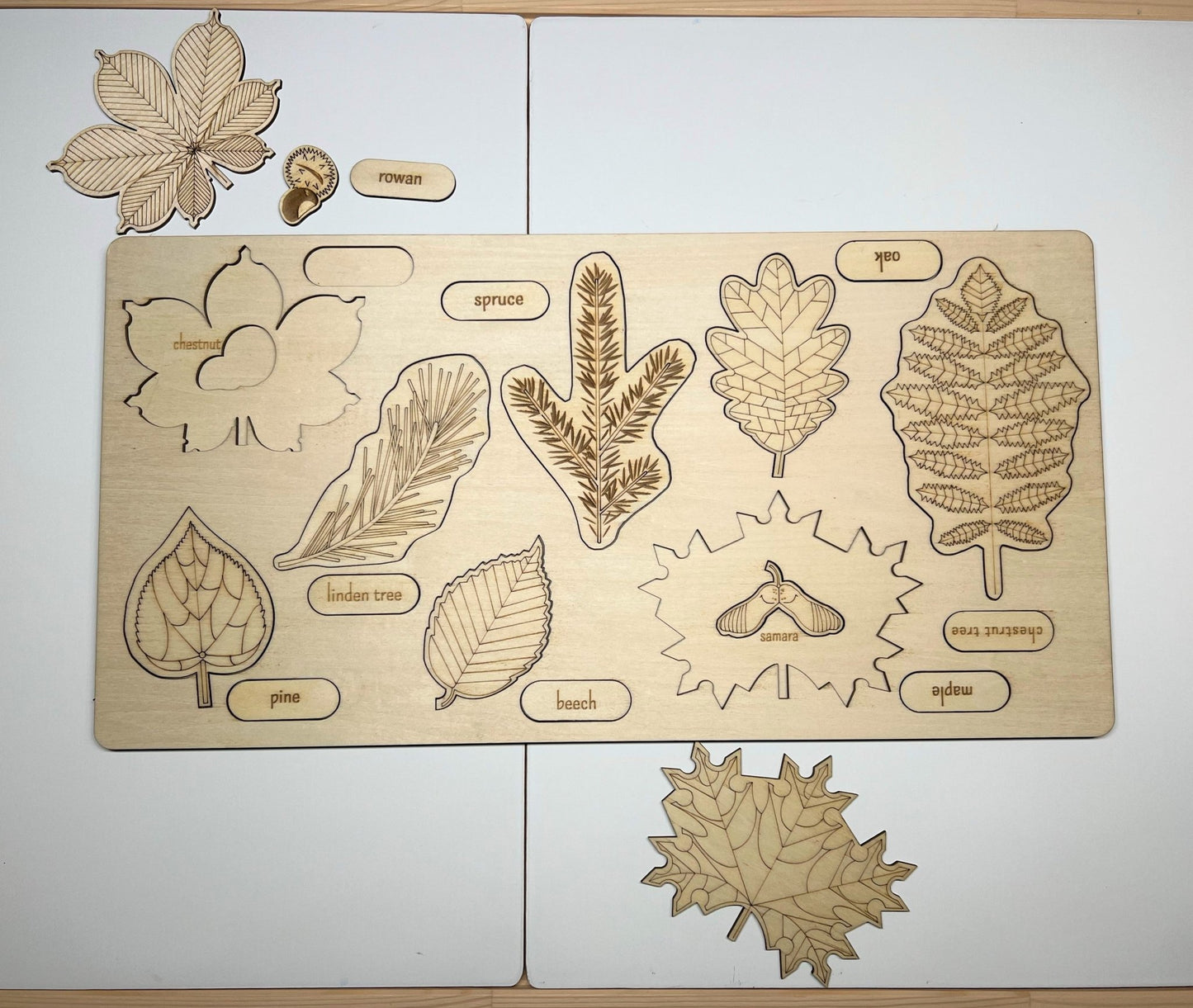 **Pre - order (Ships in 3 - 4 Weeks)**Educational Multi - Layered Wooden Puzzle - The Nurturing Nook