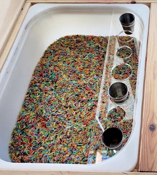 **Pre - order (Ships in 3 - 4 Weeks)**FLISAT Sensory Bin Insert Activity Board - The Nurturing Nook