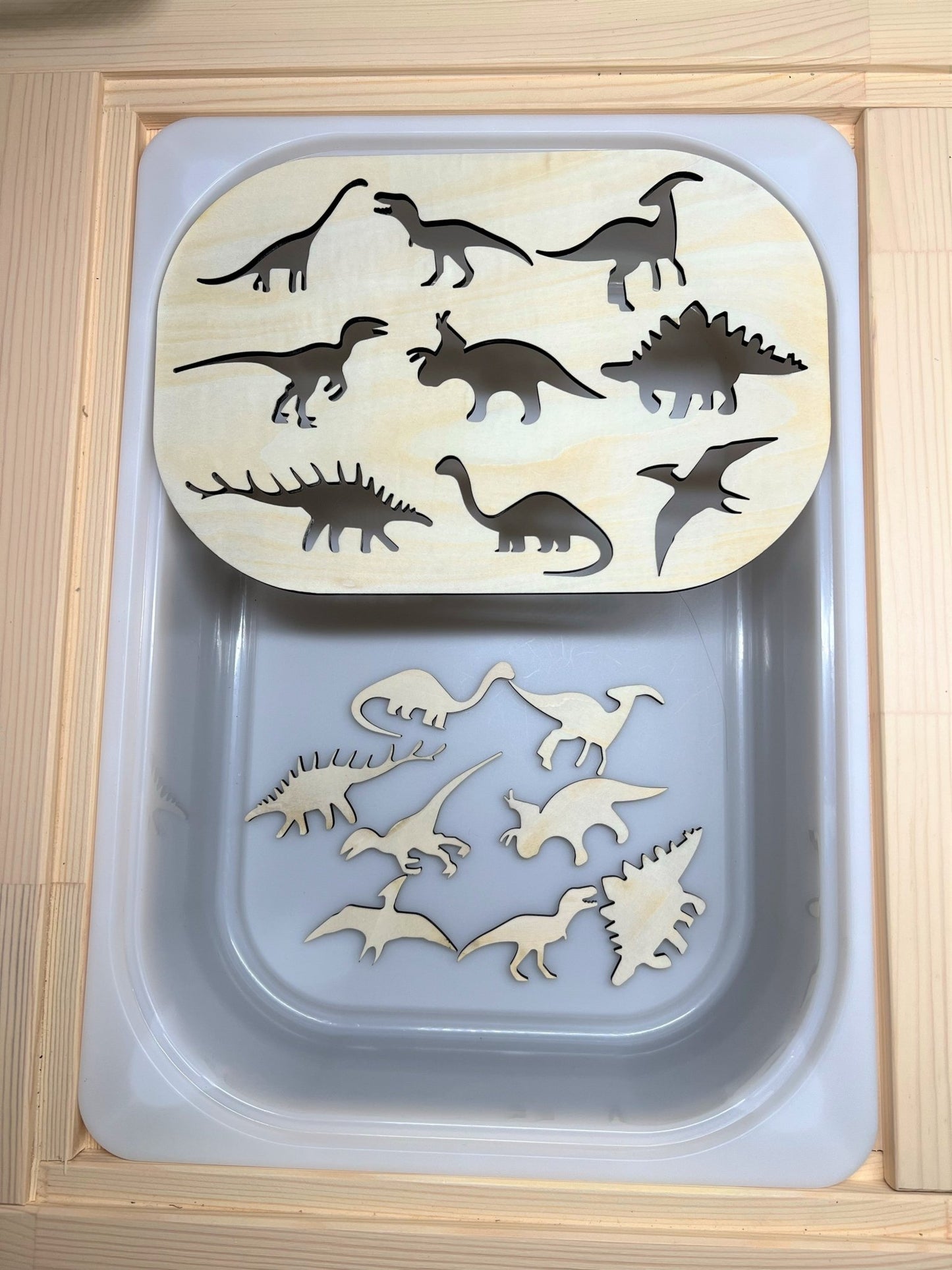 **Pre - order (Ships in 3 - 4 Weeks)**FLISAT Sensory Bin Insert Activity Board - The Nurturing Nook