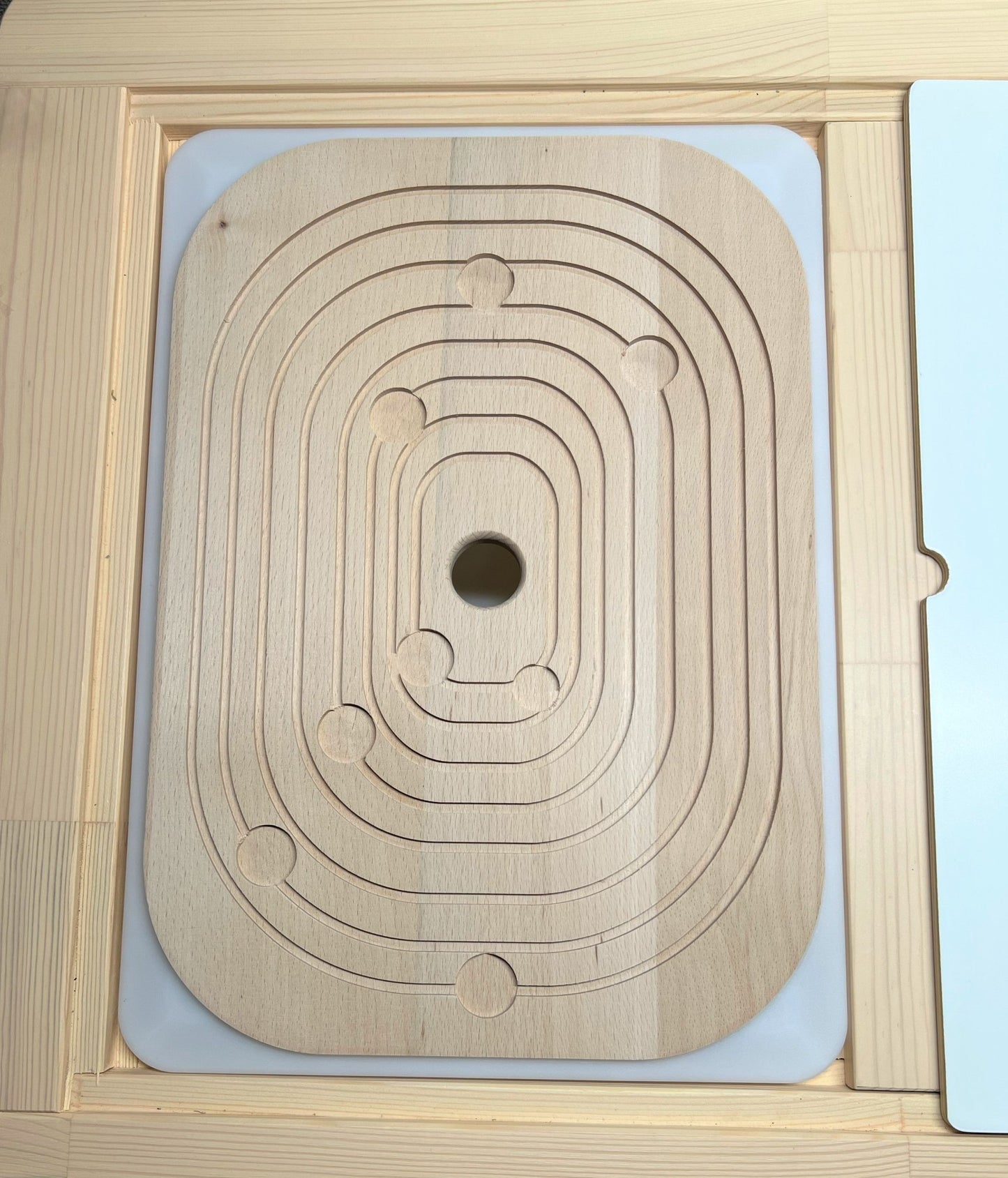 **Pre - order (Ships in 3 - 4 Weeks)**FLISAT Sensory Bin Insert Activity Board - The Nurturing Nook