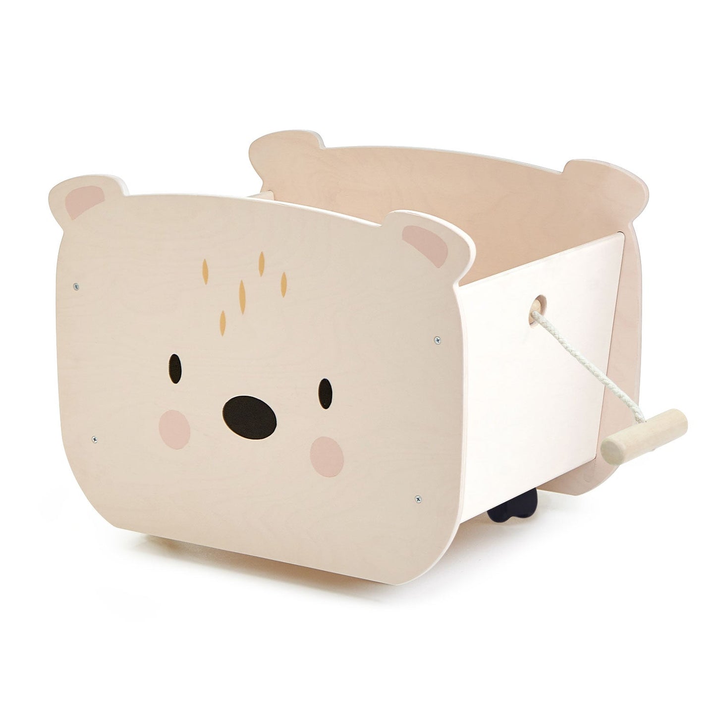 Pull Along Bear Cart - The Nurturing Nook