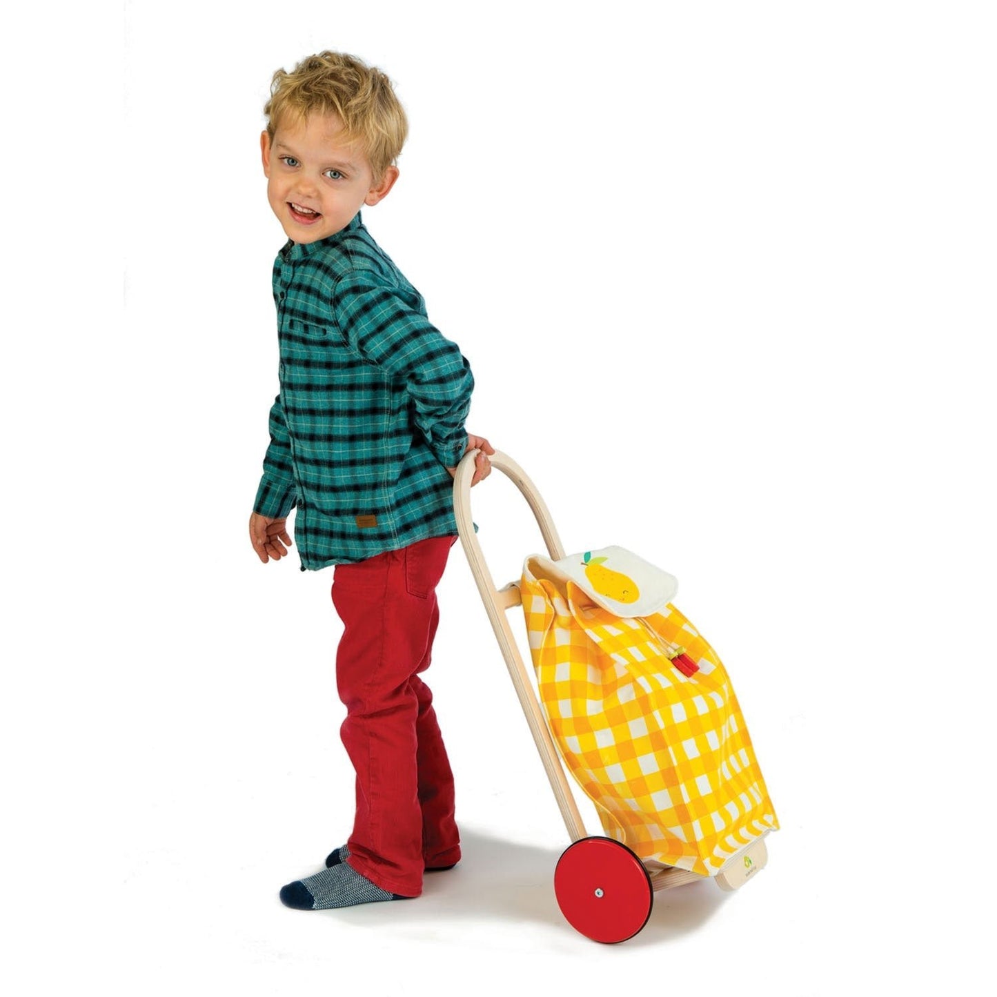Pull Along Shopping Trolley - The Nurturing Nook