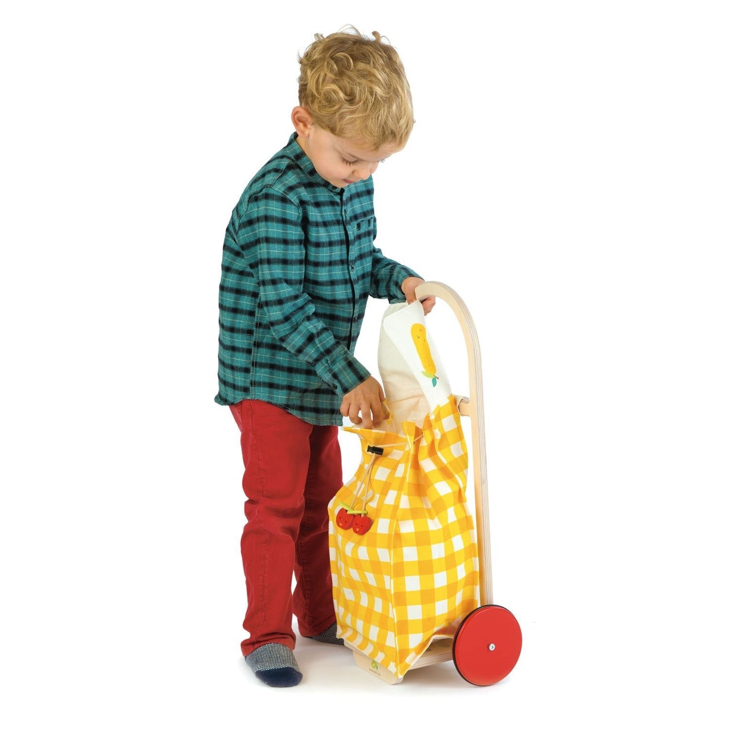 Pull Along Shopping Trolley - The Nurturing Nook