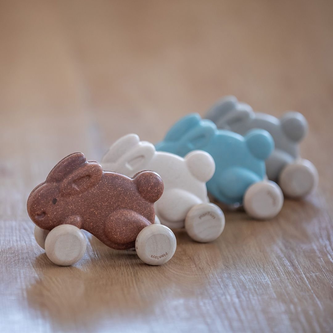 Push Along Bunny - Brown - The Nurturing Nook