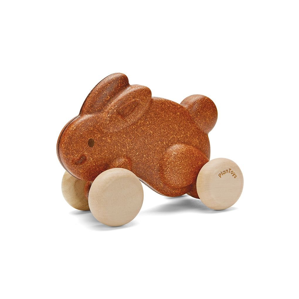 Push Along Bunny - Brown - The Nurturing Nook