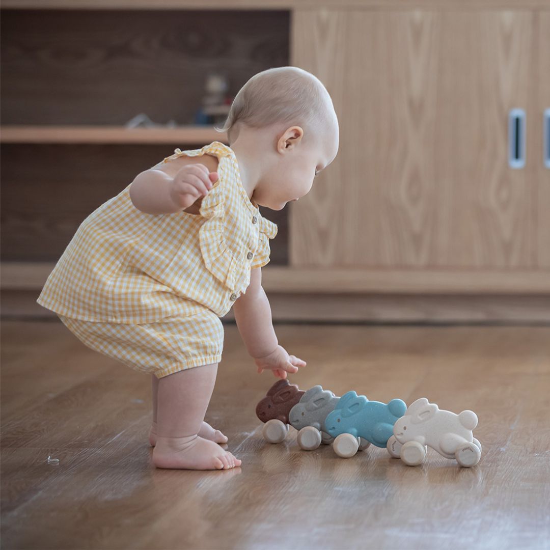 Push Along Bunny - Brown - The Nurturing Nook