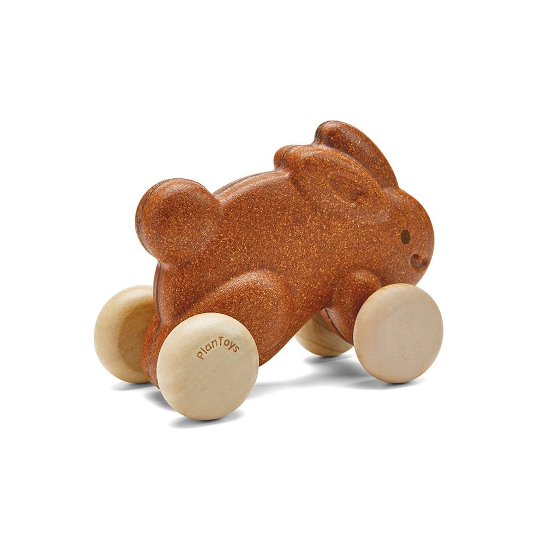 Push Along Bunny - Brown - The Nurturing Nook