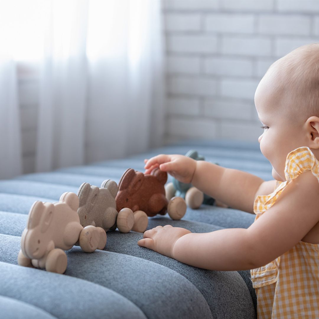 Push Along Bunny - Brown - The Nurturing Nook