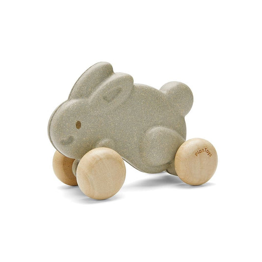Push Along Bunny - Grey - The Nurturing Nook