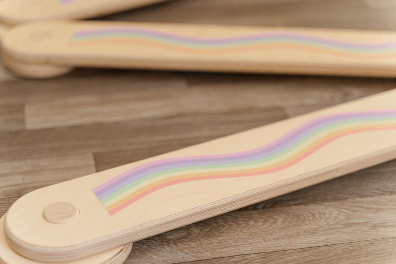 Rainbow stickers (for balance beam)