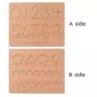 Reversible Number Wooden Tracing Board - The Nurturing Nook