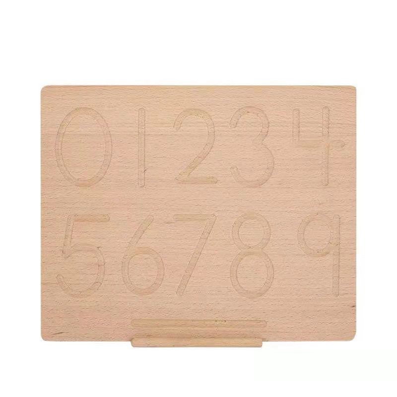 Reversible Number Wooden Tracing Board - The Nurturing Nook