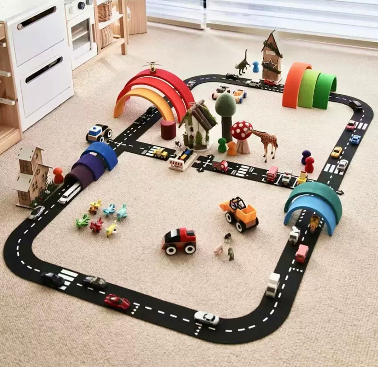 Rubber Roads Play Set - The Nurturing Nook