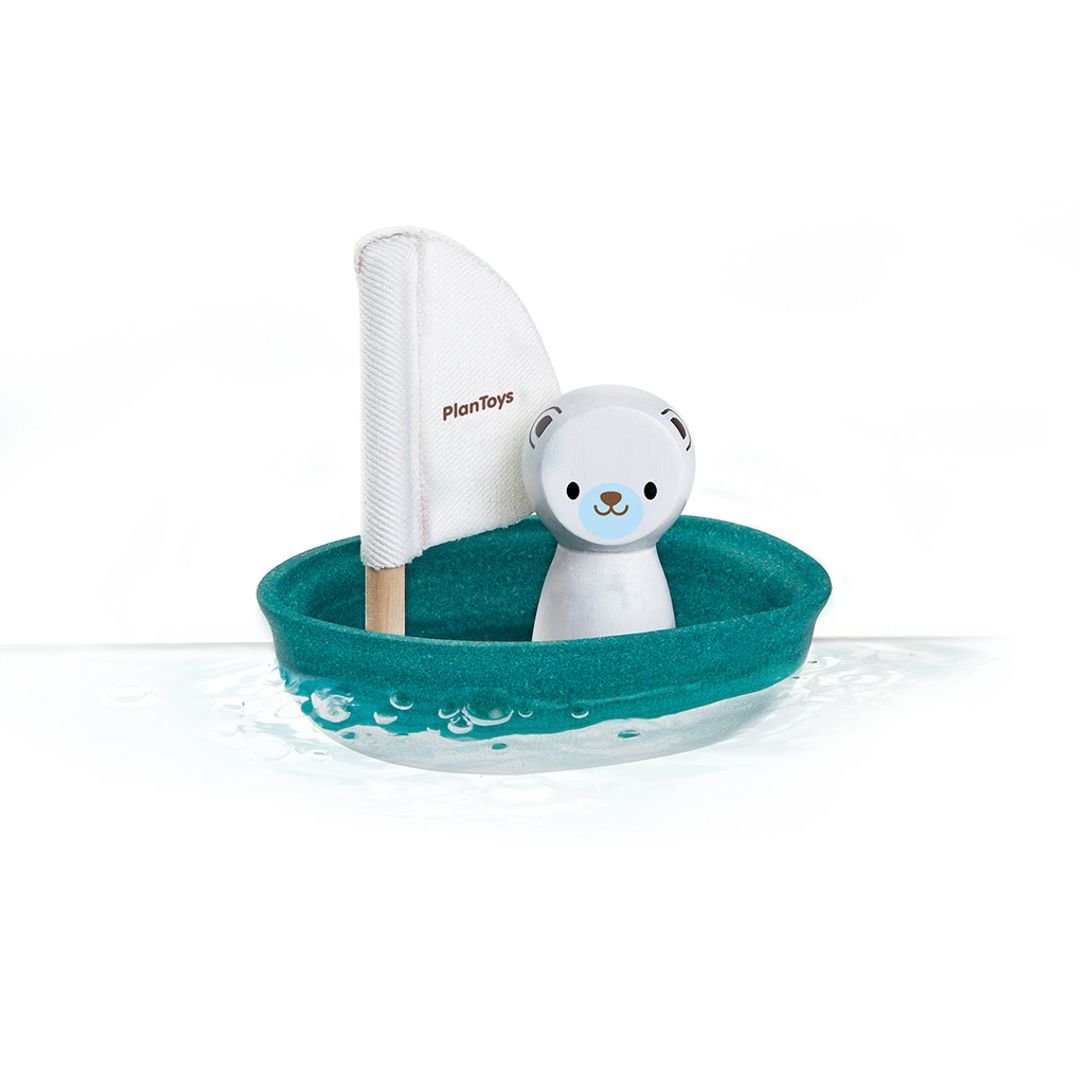 Sailing Boat - Polar Bear - The Nurturing Nook
