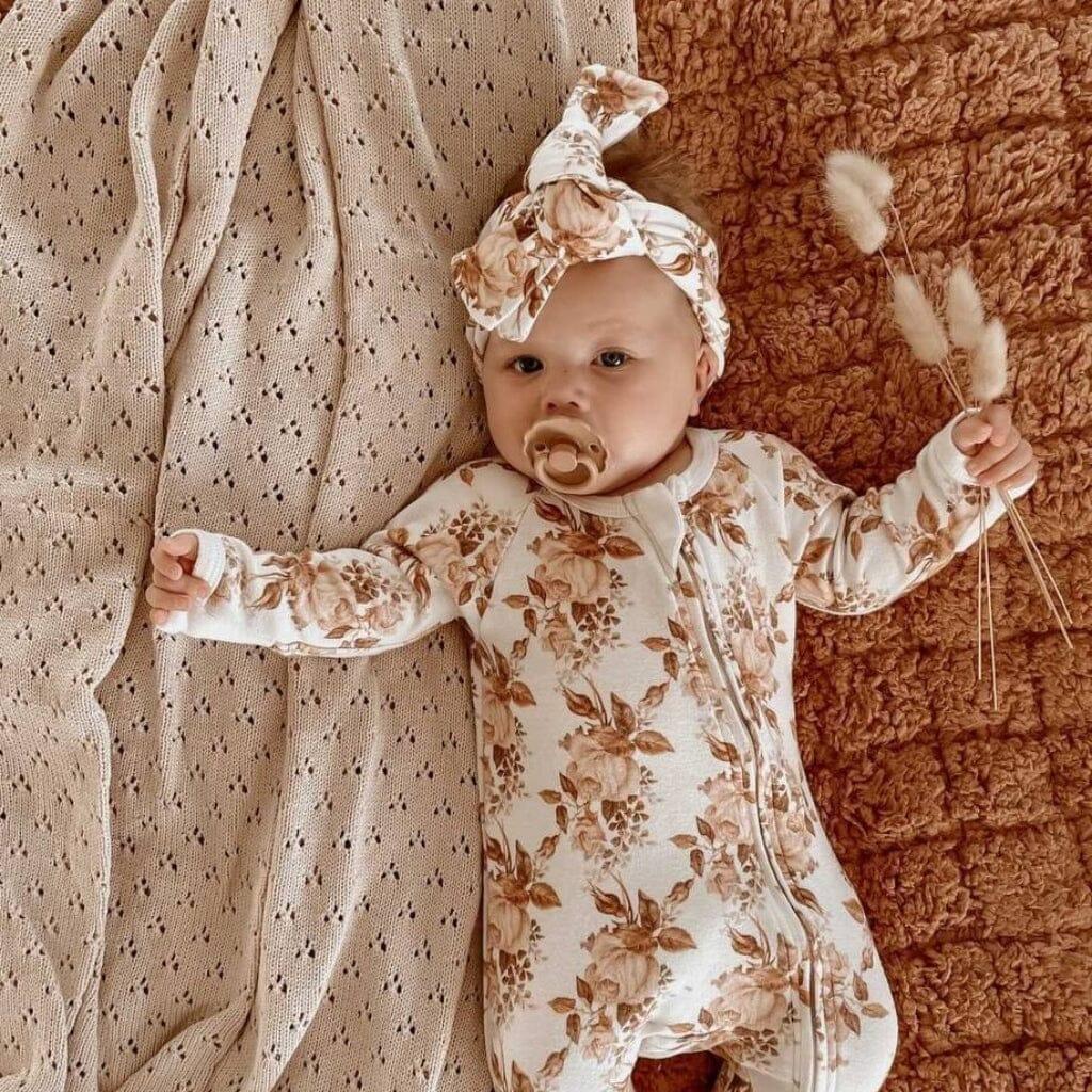 Sherpa & Cotton Baby Playmat - Camel Sherpa - The Nurturing Nook