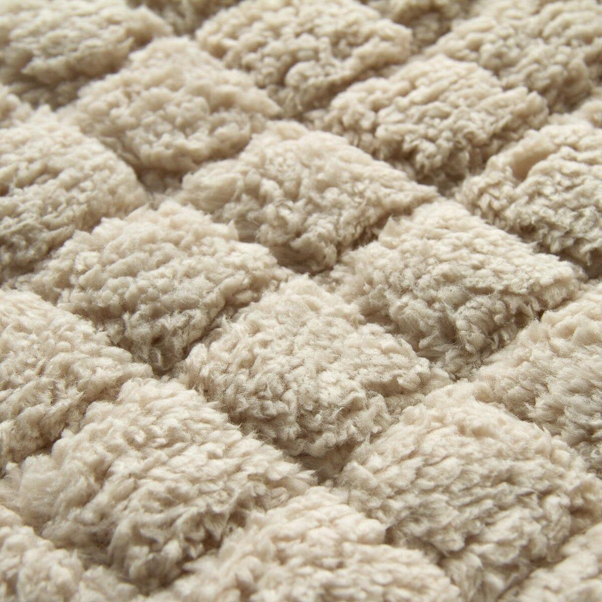 Sherpa & Cotton Baby Playmat - Ivory Sherpa - The Nurturing Nook