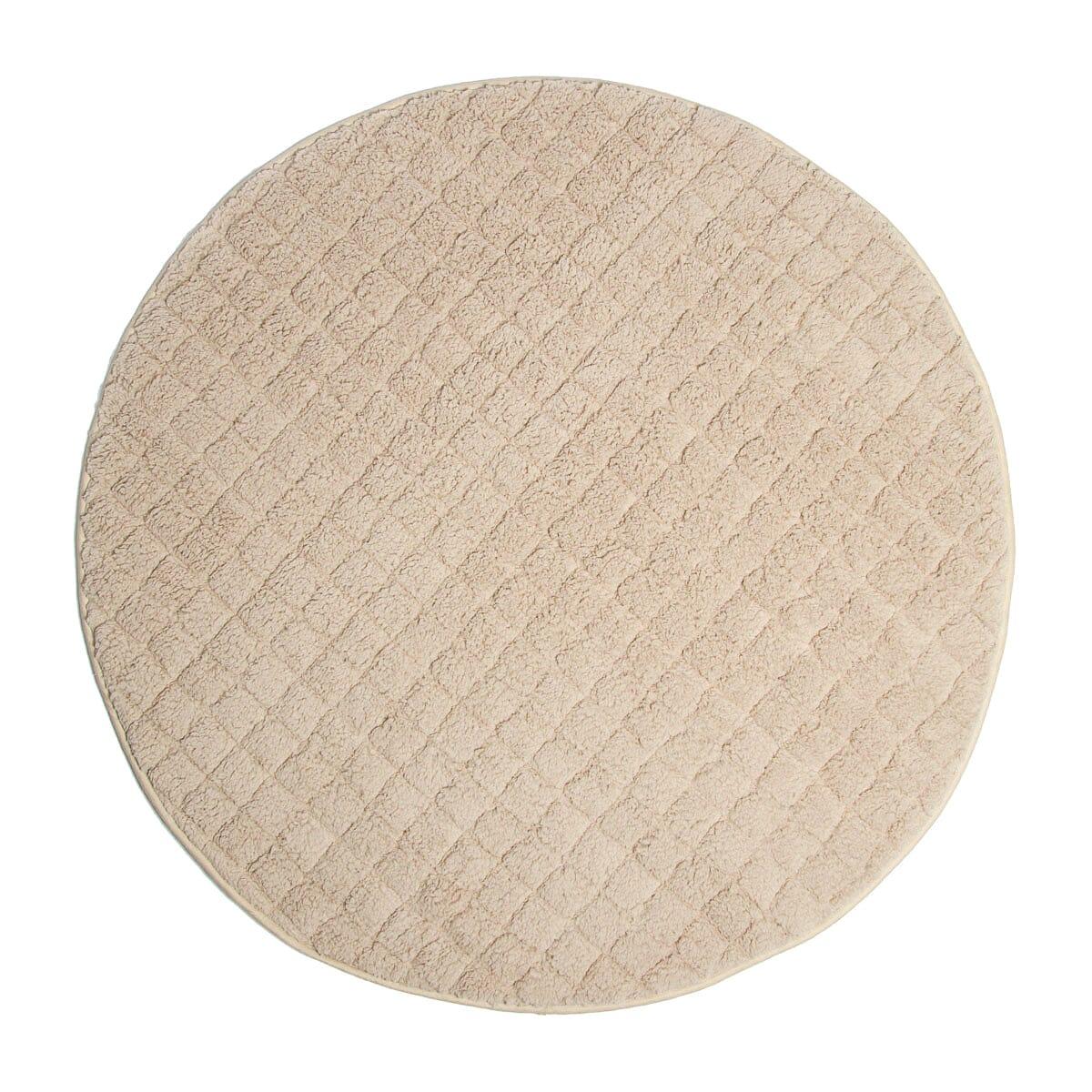 Sherpa & Cotton Baby Playmat - Ivory Sherpa - The Nurturing Nook