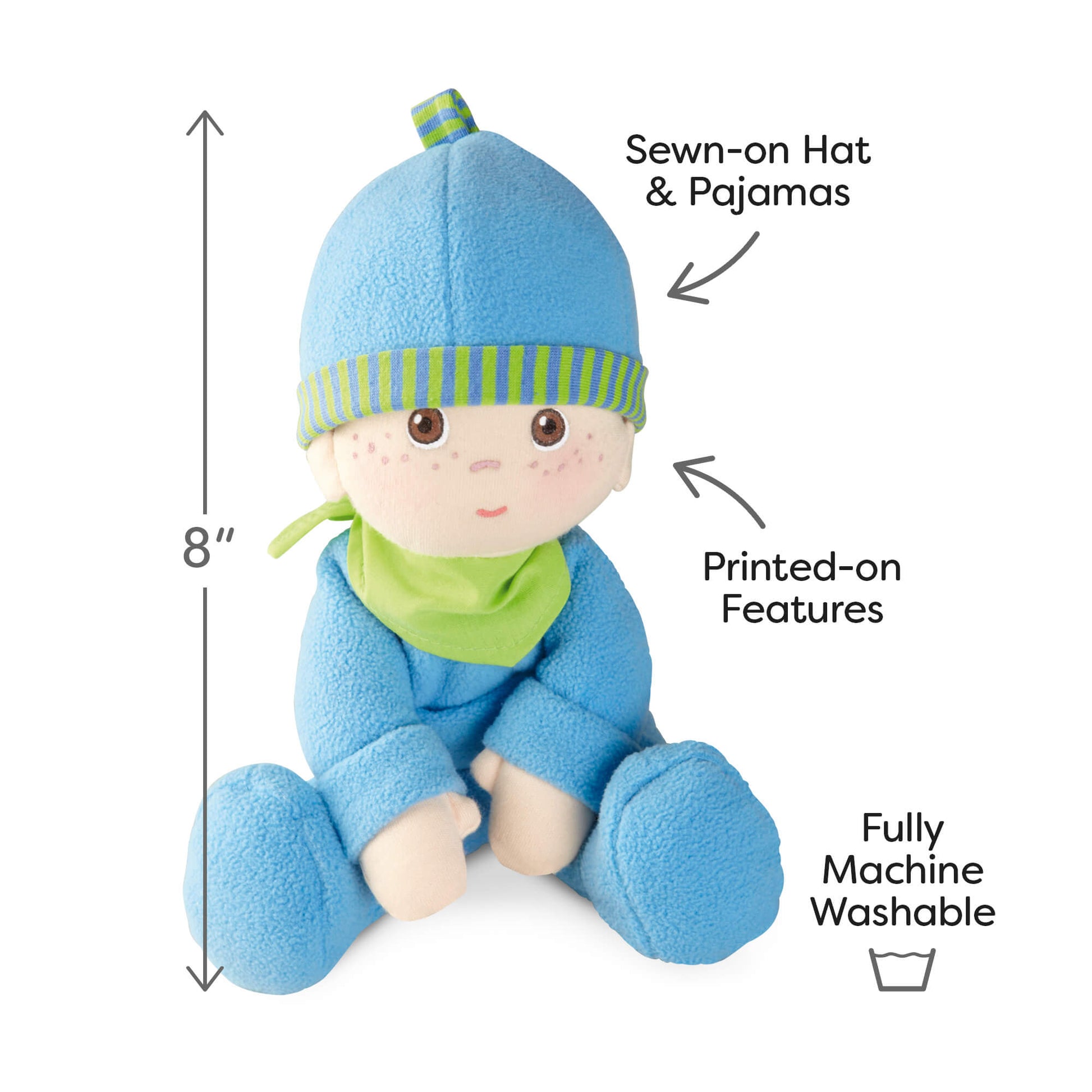 Snug Up Doll Luis 8" First Doll - The Nurturing Nook