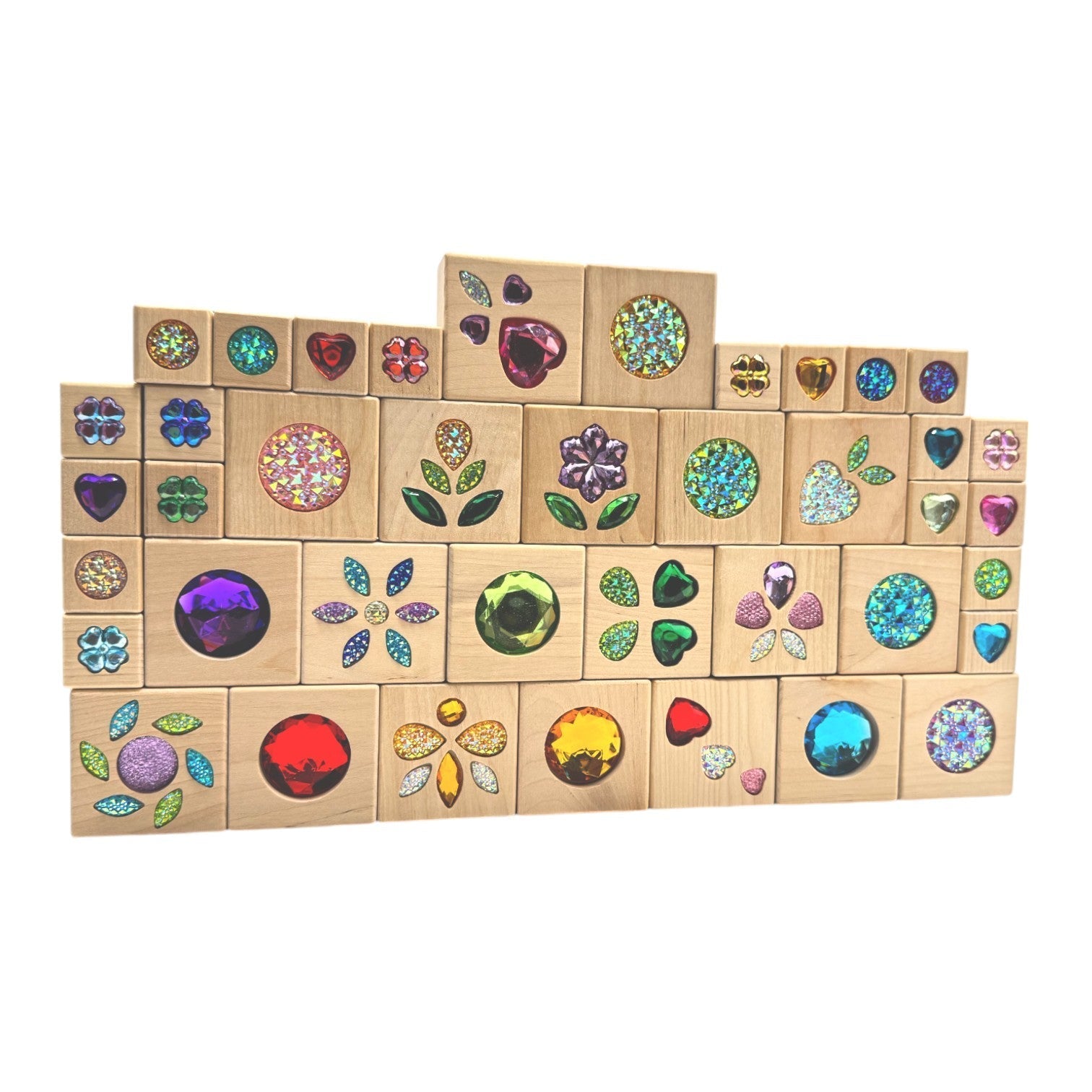 Sparkle Garden Gem Set – 30 - Piece Small & 40 - Piece Large Sets - The Nurturing Nook