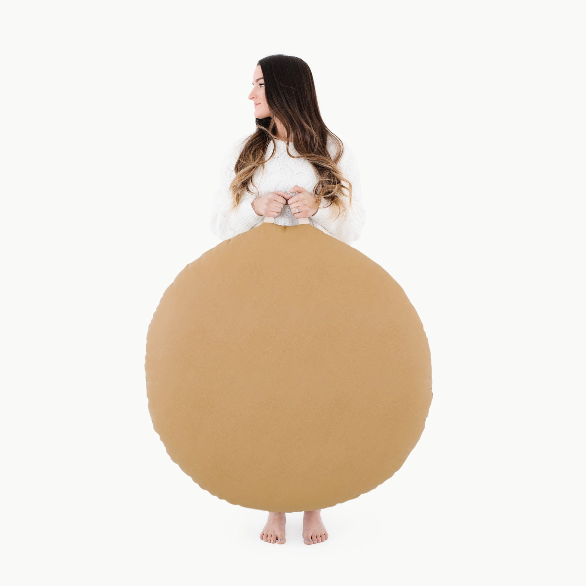 Square floor pouf – 36" - The Nurturing Nook