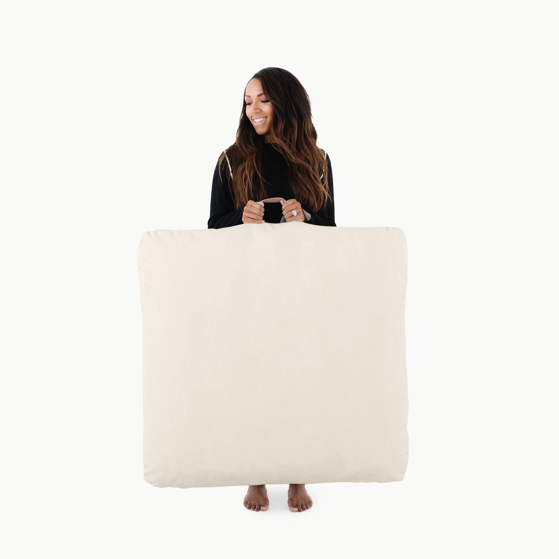 Square floor pouf – 36" - The Nurturing Nook
