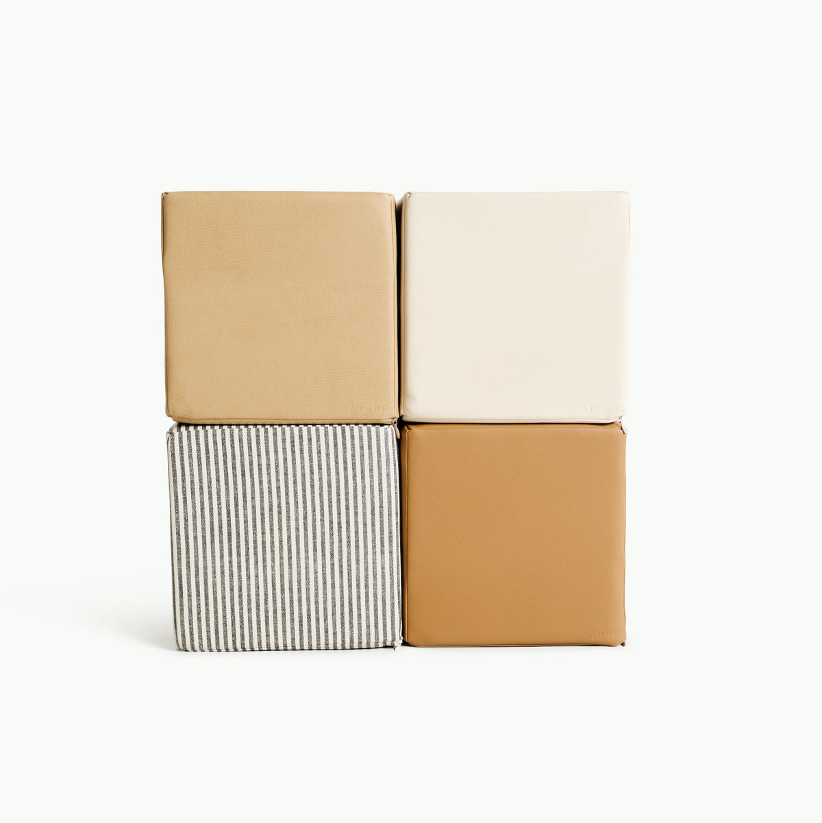 Stackable soft play cubes – set of 2 - The Nurturing Nook