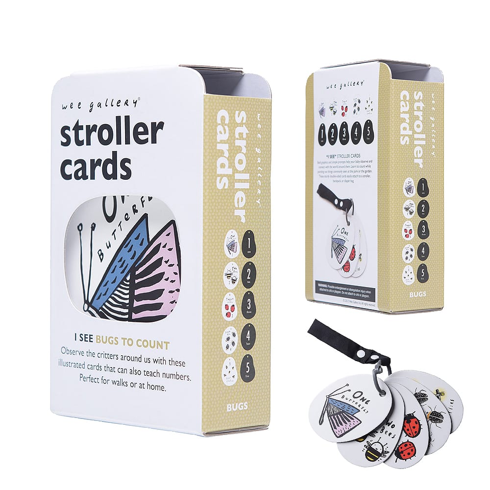 Stroller Cards - I See Bugs to Count - The Nurturing Nook