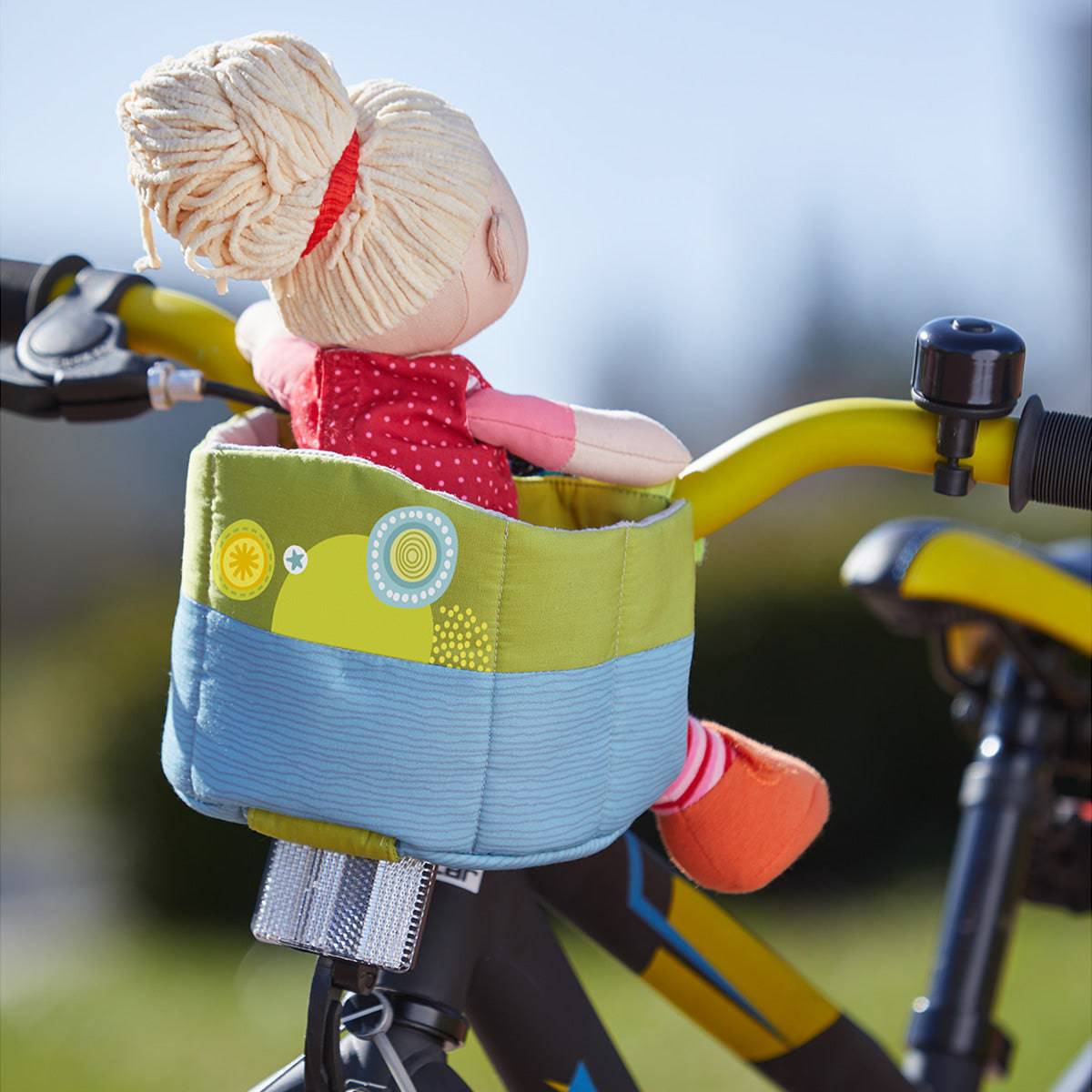 Summer Meadow Doll Bike Seat - The Nurturing Nook