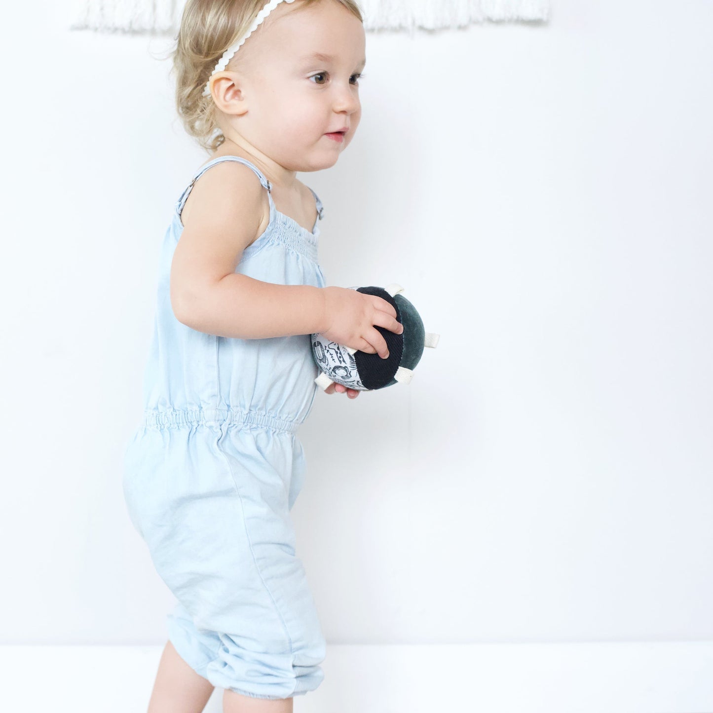 Taggy Ball with Rattle - Wild - The Nurturing Nook