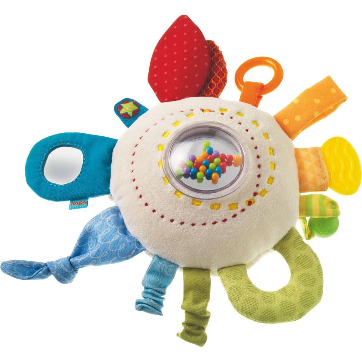 Teether Cuddly Rainbow Round Activity Toy - The Nurturing Nook