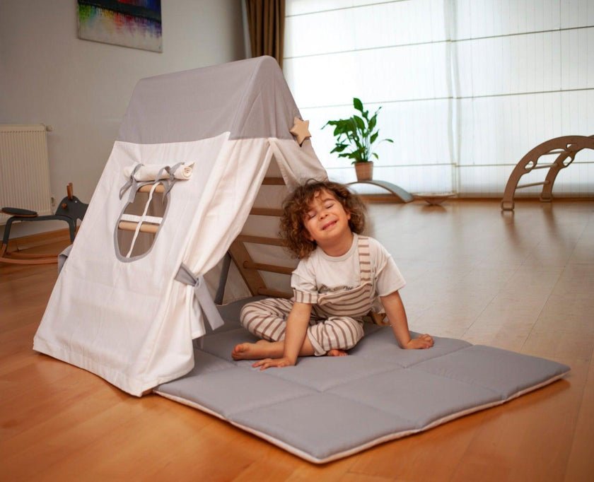 Tent Cover and Mat for Climbing Triangle - The Nurturing Nook