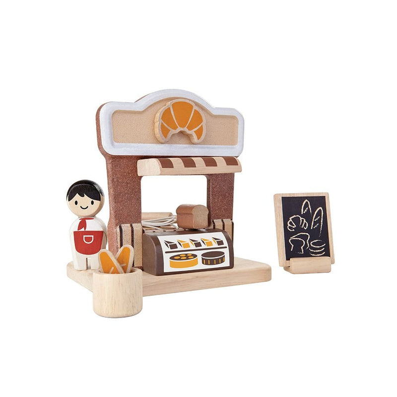 PlanToys wooden bakery pretend play set