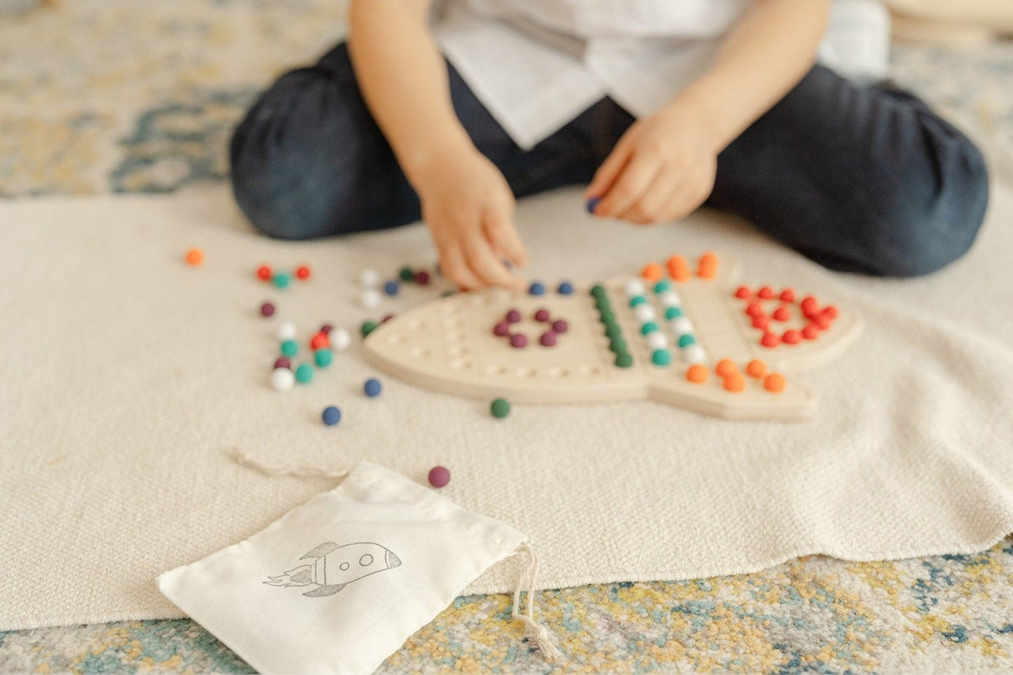 The Rocketship Activity Board - The Nurturing Nook