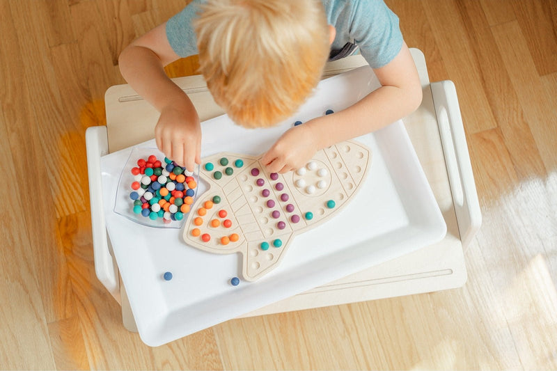 The rocketship activity board