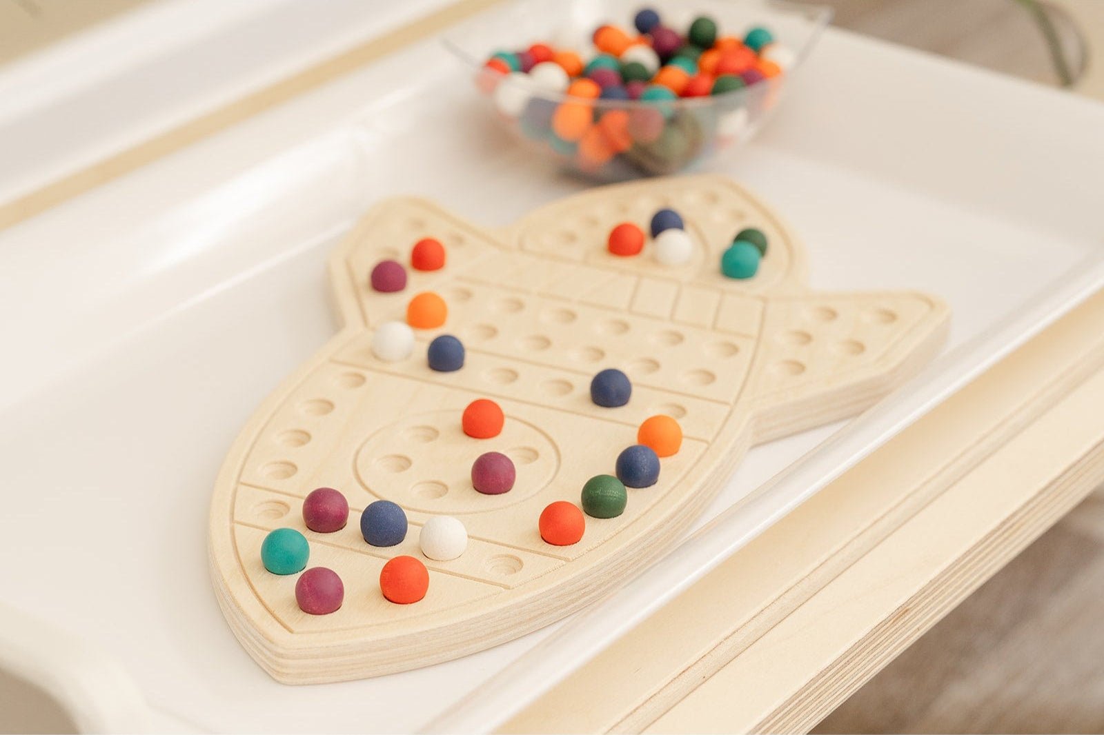 The Rocketship Activity Board - The Nurturing Nook