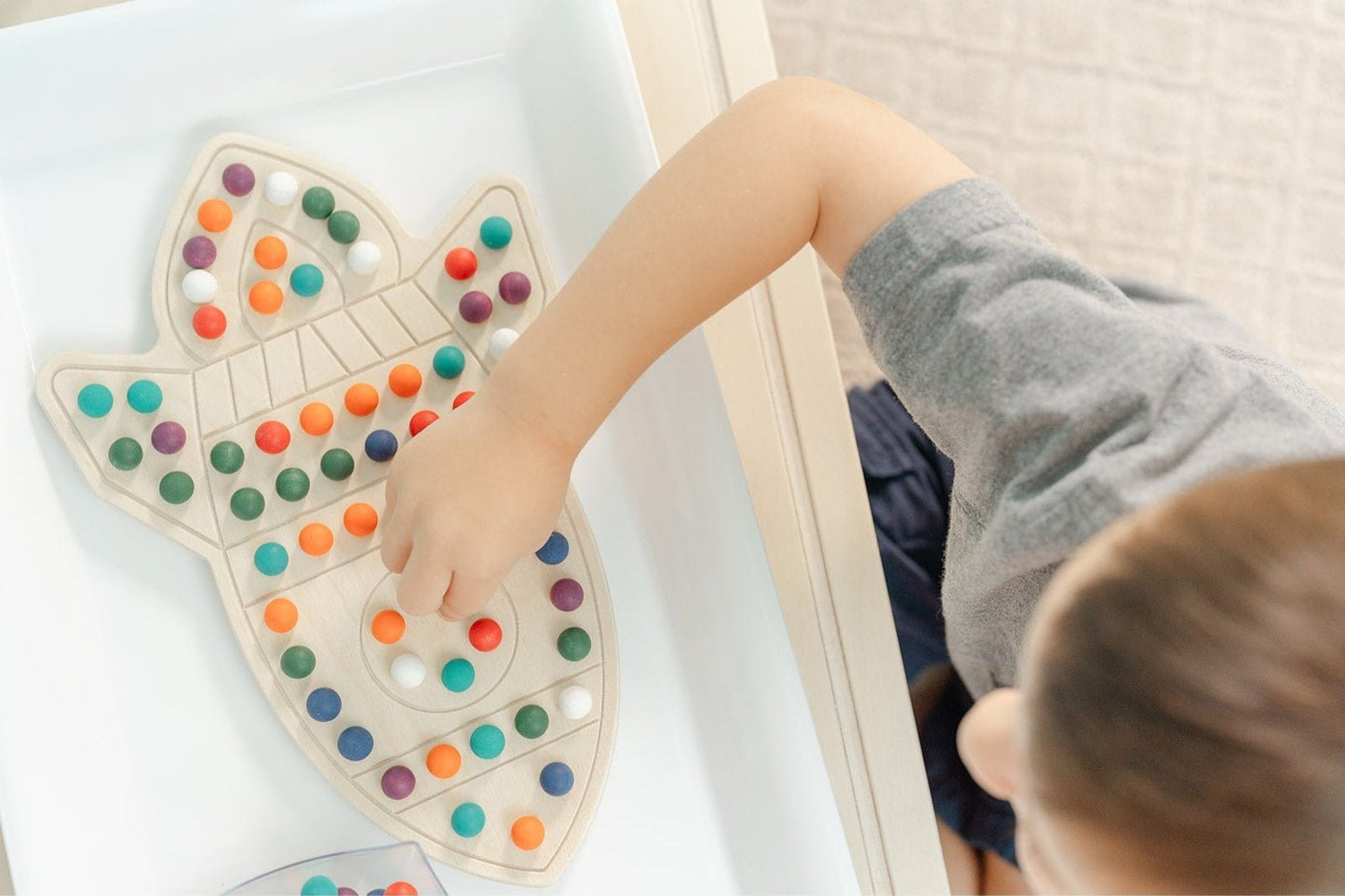 The Rocketship Activity Board - The Nurturing Nook