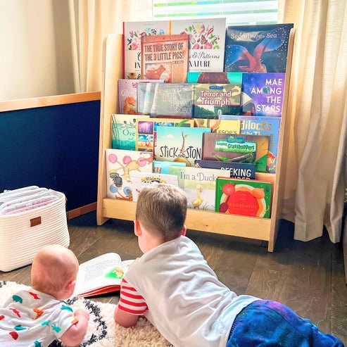 Tiered Montessori Bookshelf - The Nurturing Nook