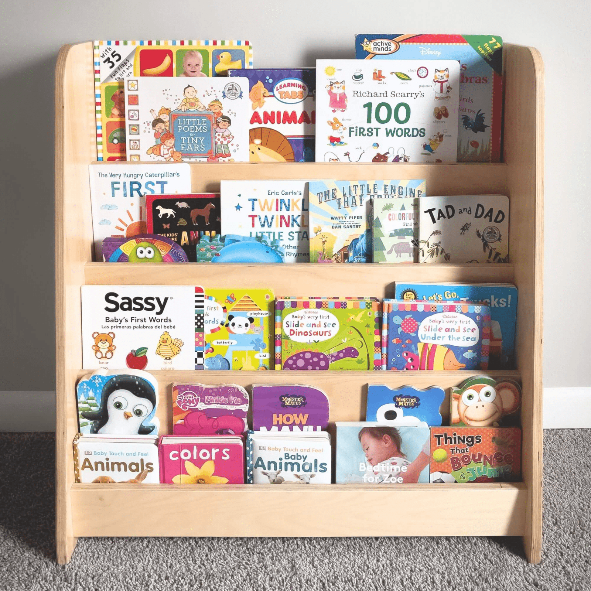 Tiered Montessori Bookshelf - The Nurturing Nook