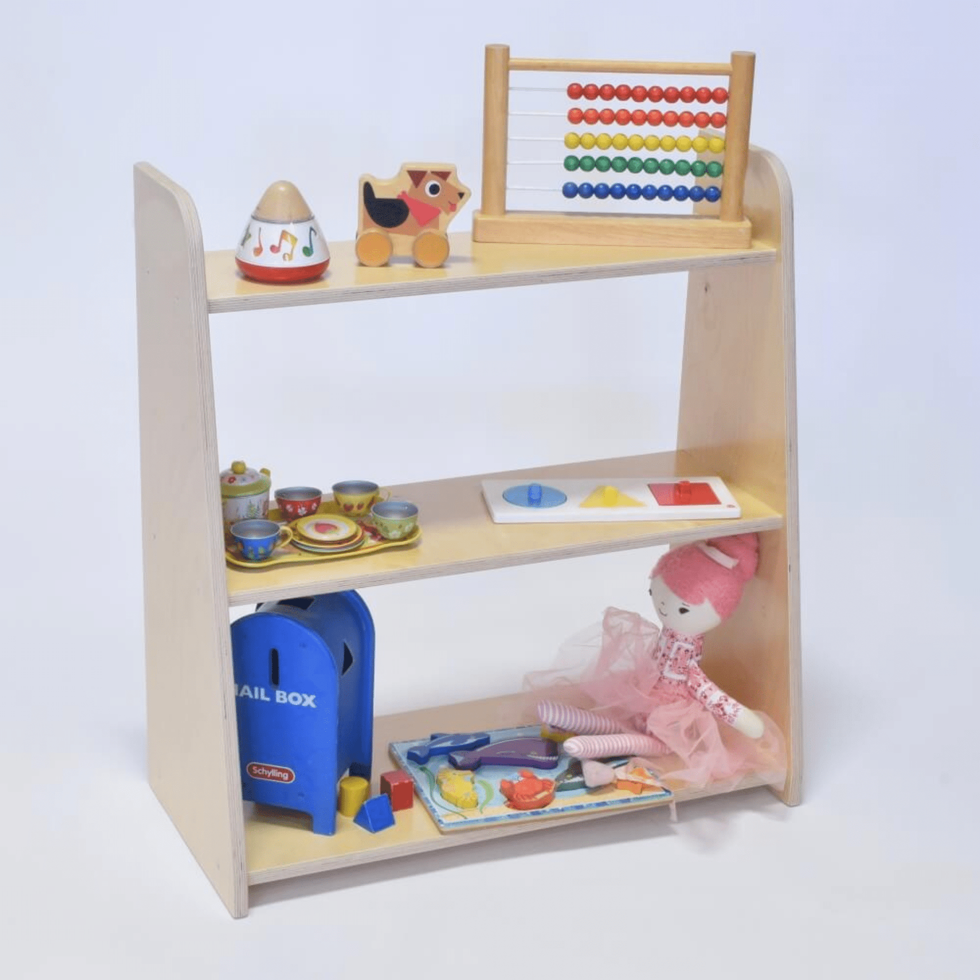 Tiered Toy Shelf - The Nurturing Nook