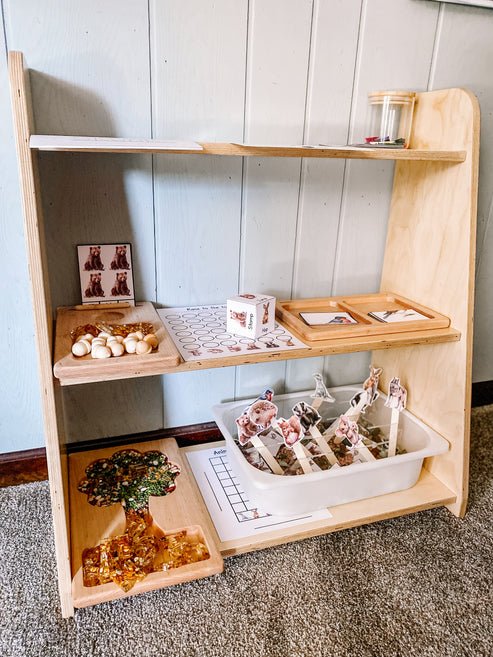 Tiered Toy Shelf - The Nurturing Nook