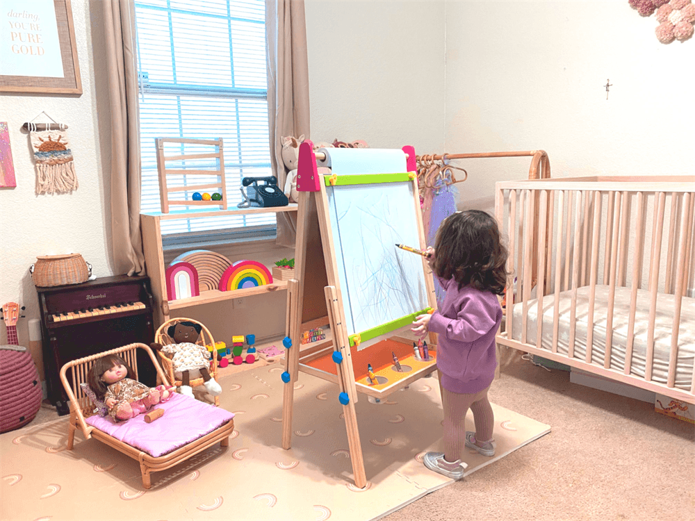 Tiny Land® 3 - in - 1 Art Easel for Kids - The Nurturing Nook