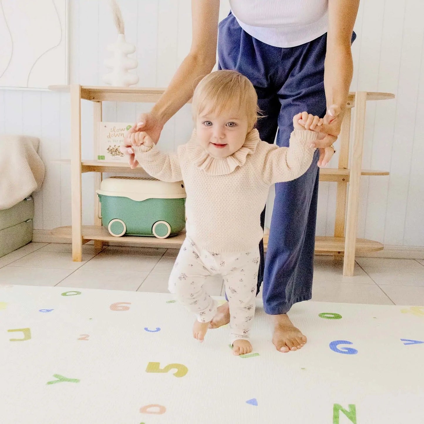 Tiny Land® Double - Sided Baby Playmat Alphabet Adventure - The Nurturing Nook