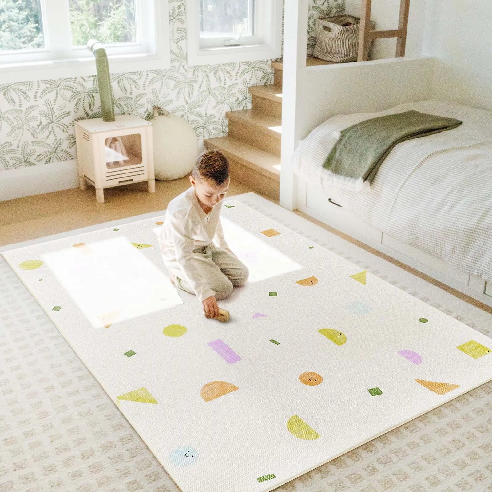 Tiny Land® Double - Sided Baby Playmat Smiley Quest - The Nurturing Nook