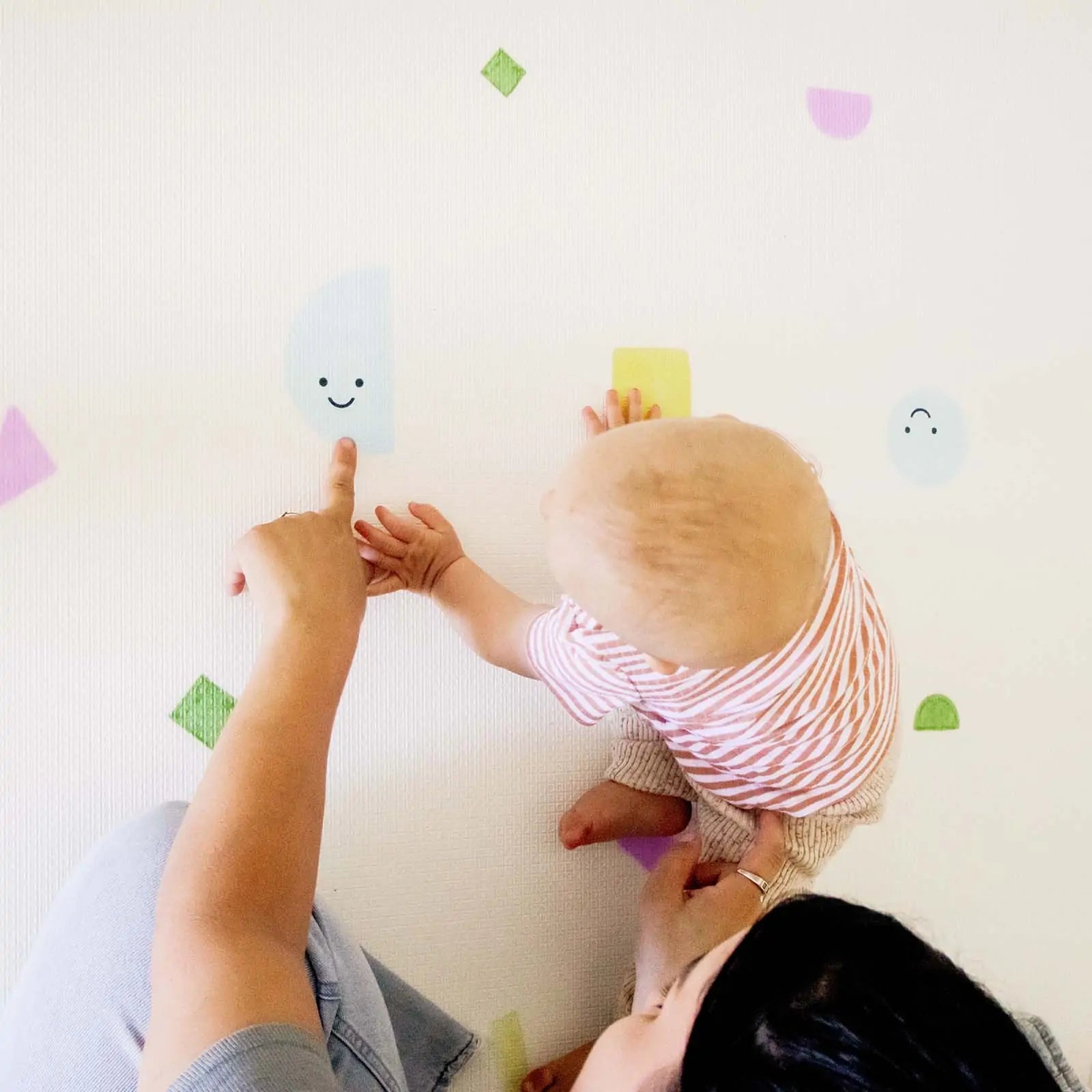 Tiny Land® Double - Sided Baby Playmat Smiley Quest - The Nurturing Nook