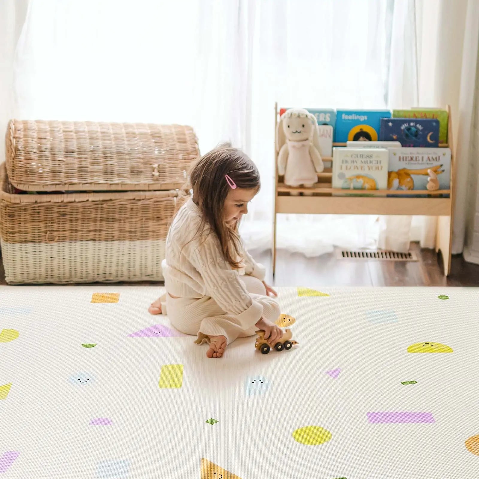Tiny Land® Double - Sided Baby Playmat Smiley Quest - The Nurturing Nook