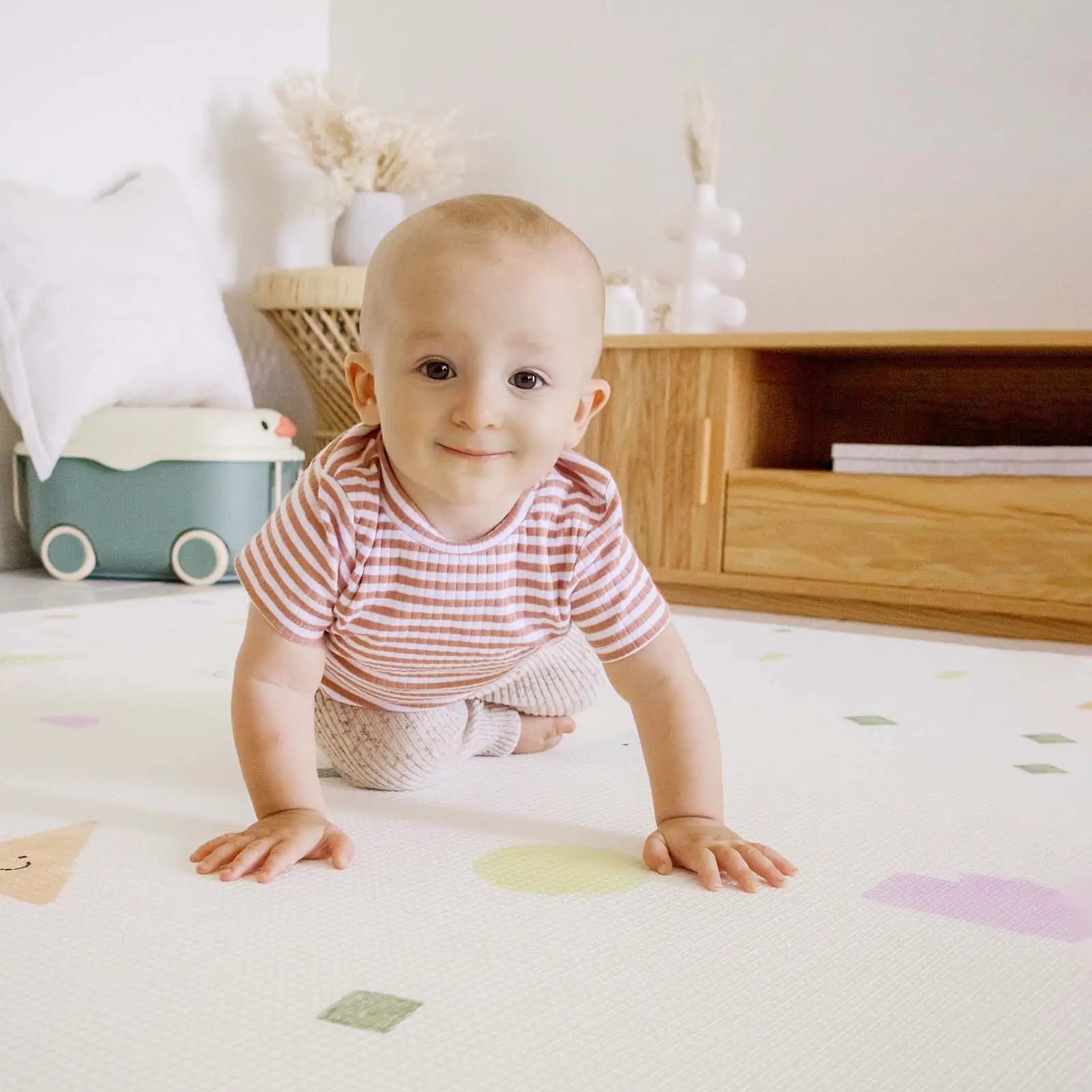 Tiny Land® Double - Sided Baby Playmat Smiley Quest - The Nurturing Nook
