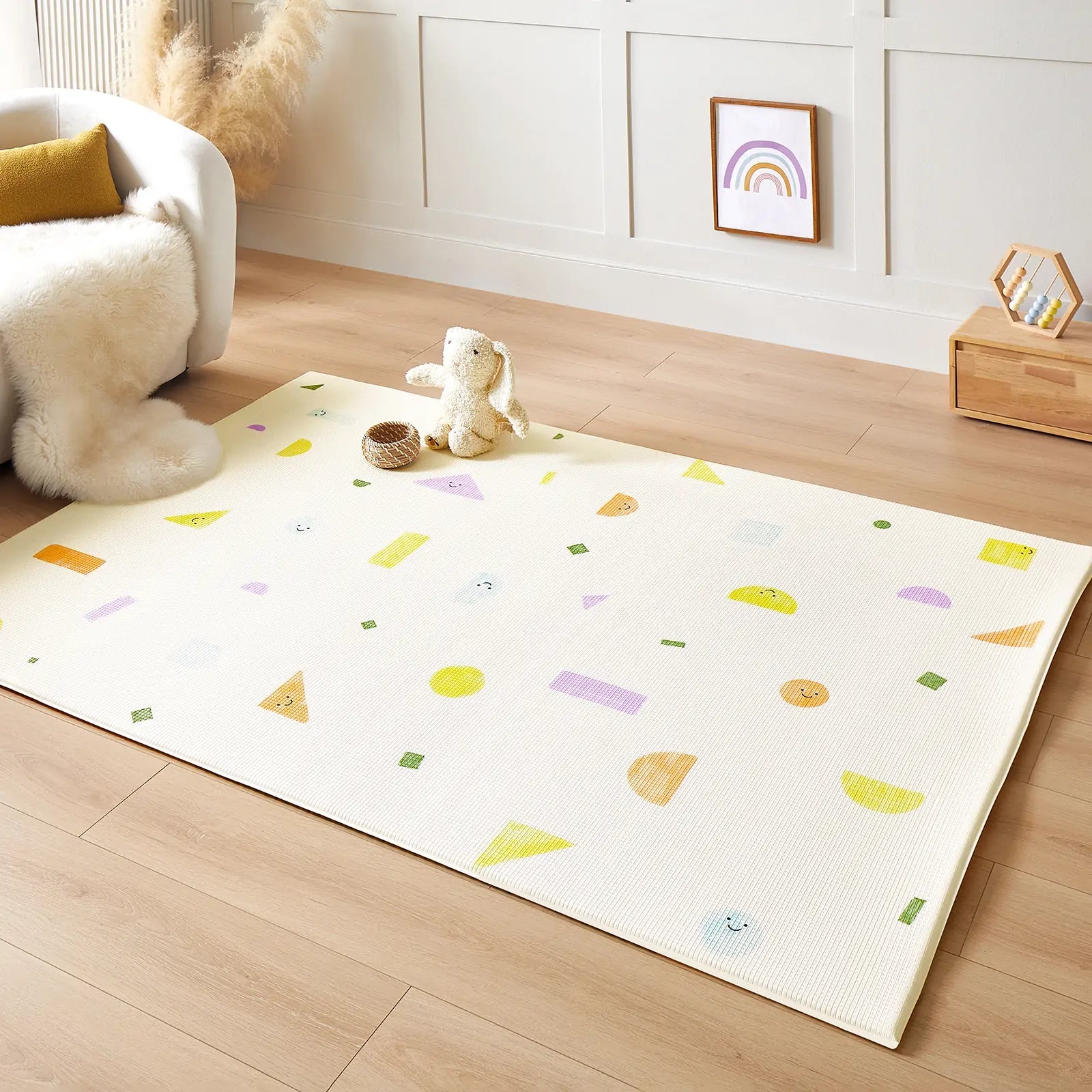 Tiny Land® Double - Sided Baby Playmat Smiley Quest - The Nurturing Nook